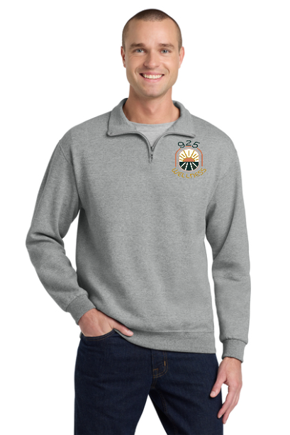925 Wellness Quarter Zip Cadet Collar Sweatshirt - Image 2