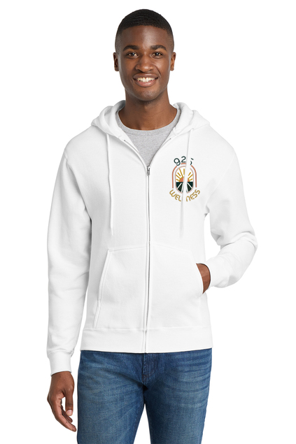 925 Wellness Core Fleece Full-Zip Hooded Sweatshirt - Image 2